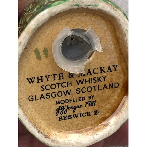 267 - Whyte & MacKay Scotch Whisky miniature bottle modelled by G G Tongue for Wade