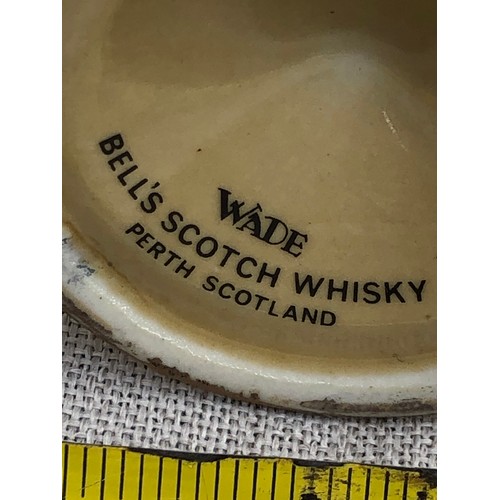 268 - Bell’s blended Scotch whisky bell shape decanter. Damage to plastic part of stopper