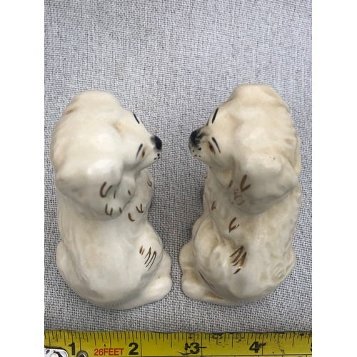 316 - Pair of Beswick Staffordshire dogs.