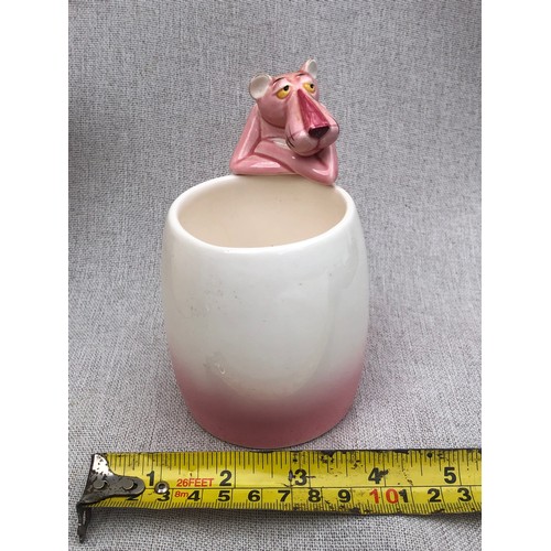 320 - Pink panther mug made in Japan.