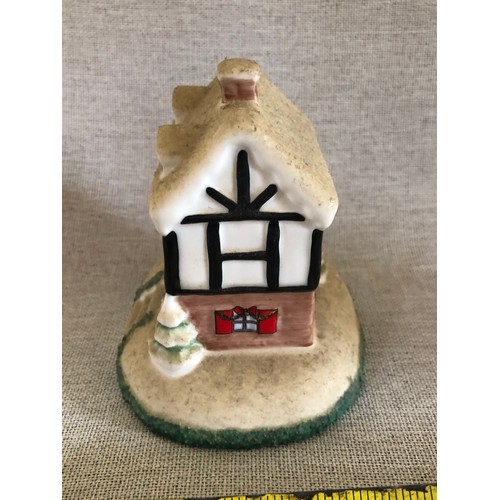 326 - Coalport Christmas Lodge. Limited edition No. 1590 of 2000 Modelled by Jenny Oliver.