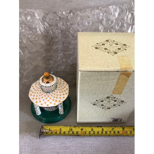 327 - Coalport Orange Blossom Cottage modelled by Jenny Oliver. Boxed