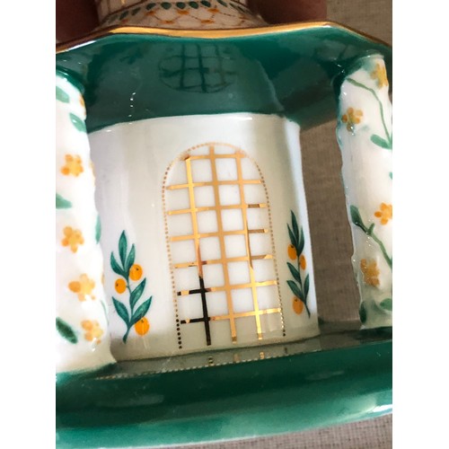 327 - Coalport Orange Blossom Cottage modelled by Jenny Oliver. Boxed