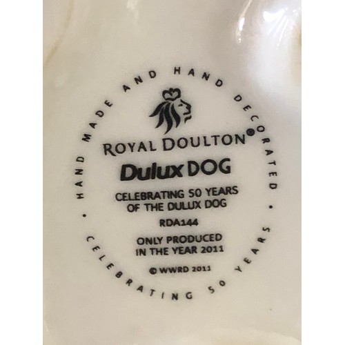 331 - Royal Doulton Dulux Dog Figurine. RDA 144 Celebrating the 50 years in 2011