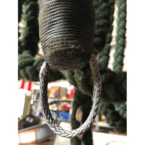 4 - MOD - 60' Green Helicopter towing rope. 2 shown in the picture but sold separately.