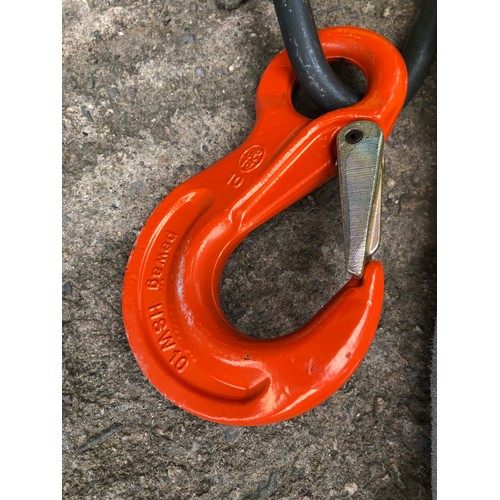 54 - MOD - Heavy duty 10 tonne lorry cargo ratchet strap.