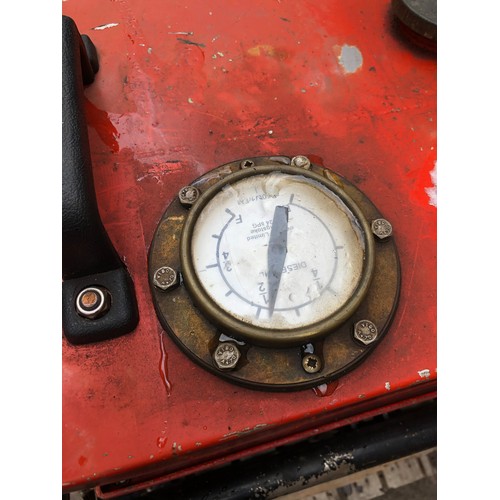 130 - MOD - Large water fire pump with Ford 4 cylinder diesel engine. Declared as mendable which seems rea... 