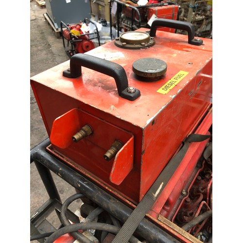 130 - MOD - Large water fire pump with Ford 4 cylinder diesel engine. Declared as mendable which seems rea... 