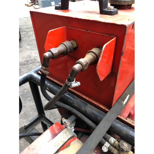 130 - MOD - Large water fire pump with Ford 4 cylinder diesel engine. Declared as mendable which seems rea... 