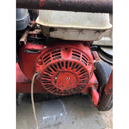 131 - MOD - Petrol water fire pump for spares or repair.