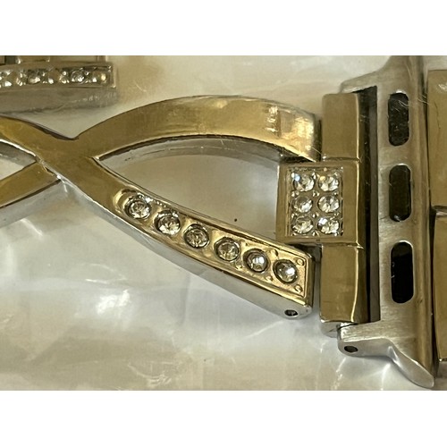 76 - 38mm watch strap with diamanté