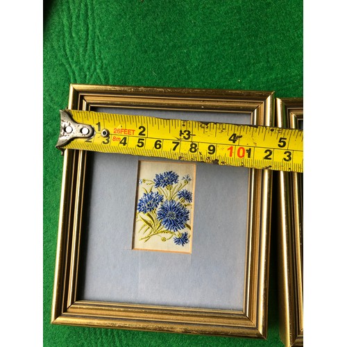 199 - 2x Framed needle work