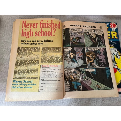 210 - No.1 & No.2 Johnny Thunder comics. No.1 MAR 30553 & No.2 MAY 1973 30553