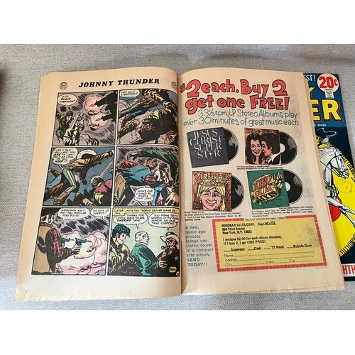 210 - No.1 & No.2 Johnny Thunder comics. No.1 MAR 30553 & No.2 MAY 1973 30553