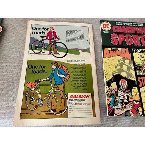 211 - No.1 & No.2 Champion Sports comics. No.1 NOV 1973 30454 & N0.2 JAN 30454