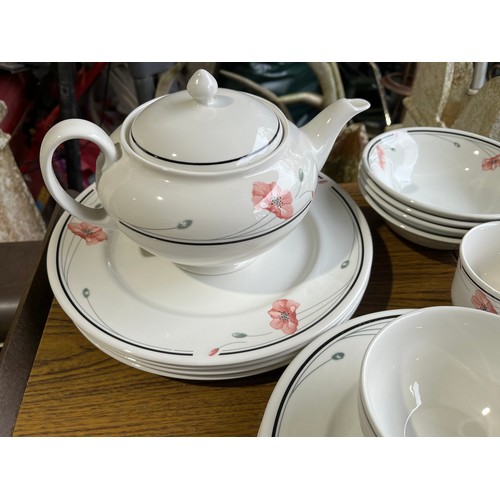 377 - Summerfields by Johnson Brothers coffee and dinnerware