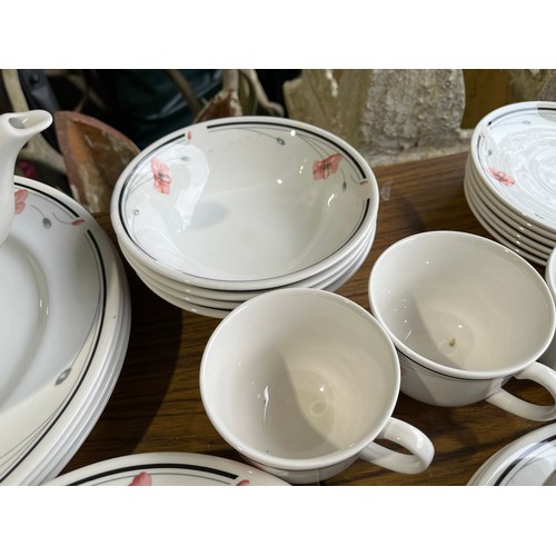 377 - Summerfields by Johnson Brothers coffee and dinnerware