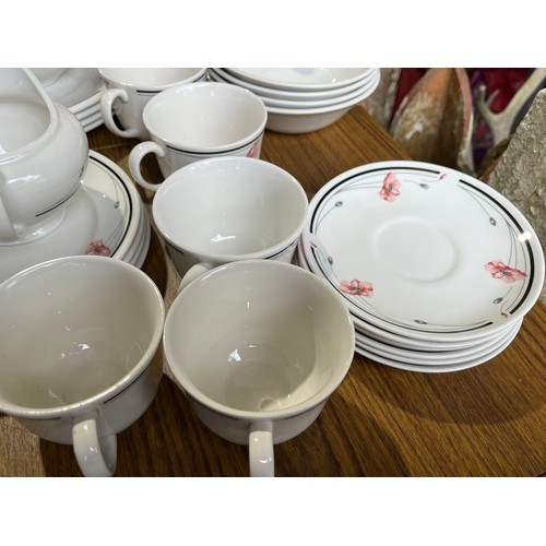 377 - Summerfields by Johnson Brothers coffee and dinnerware