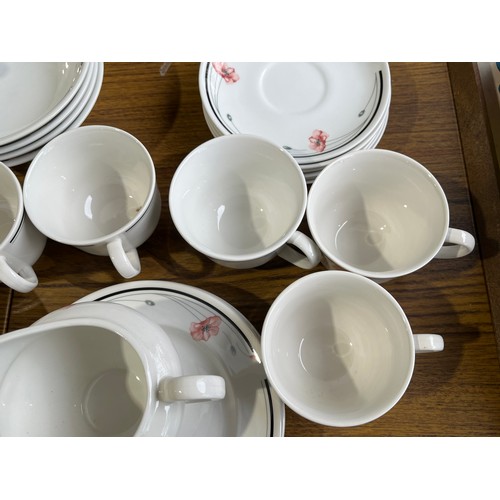 377 - Summerfields by Johnson Brothers coffee and dinnerware