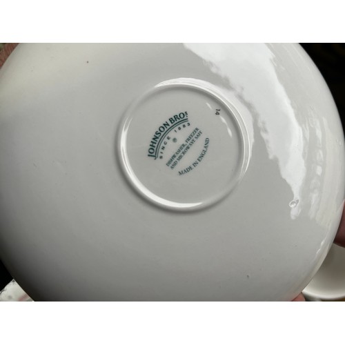 377 - Summerfields by Johnson Brothers coffee and dinnerware