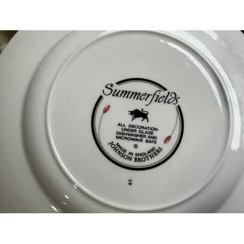 377 - Summerfields by Johnson Brothers coffee and dinnerware