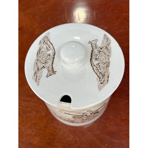 431 - Copeland Spode, The Chase lidded condiment pot