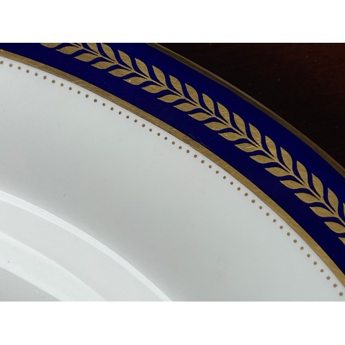 435 - Large Coalport Blue Wheat Platter