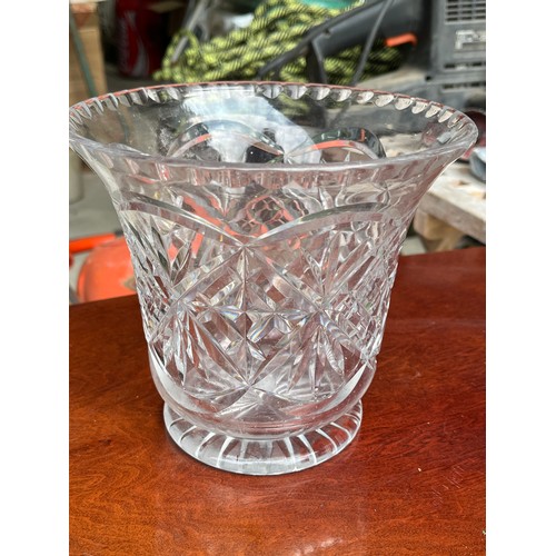 442 - Antique glass flared vase