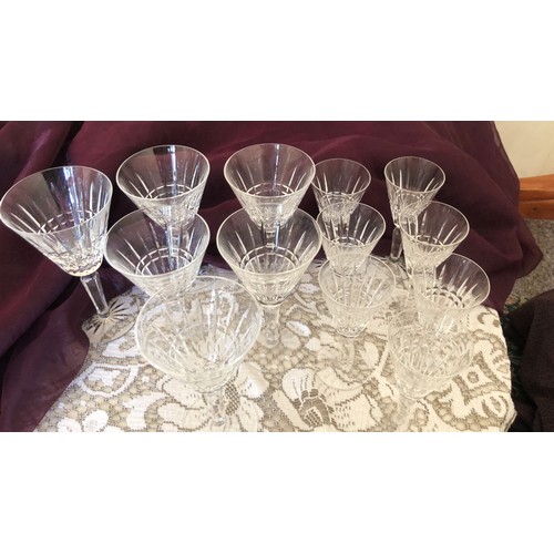 644 - Quantity of Waterford Glenmore glasses