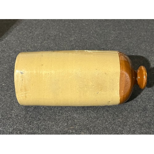 656 - Antique ceramic hot water bottle with stopper