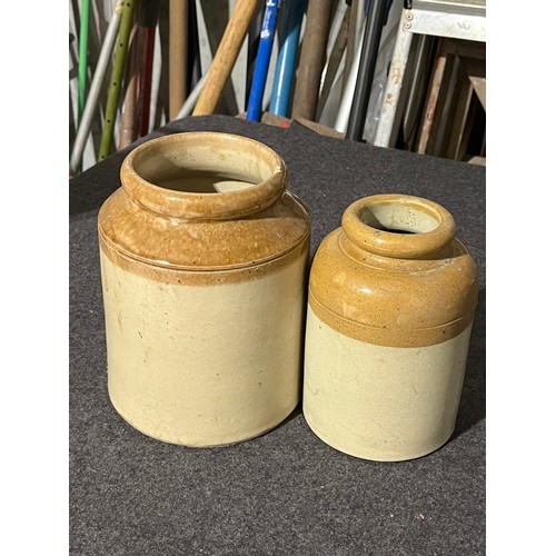 657 - Ceramic storage jars