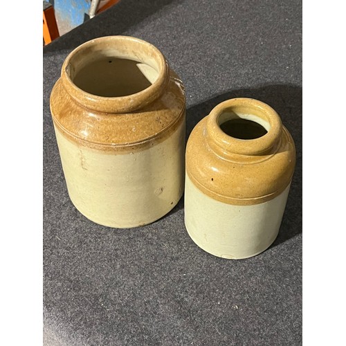 657 - Ceramic storage jars