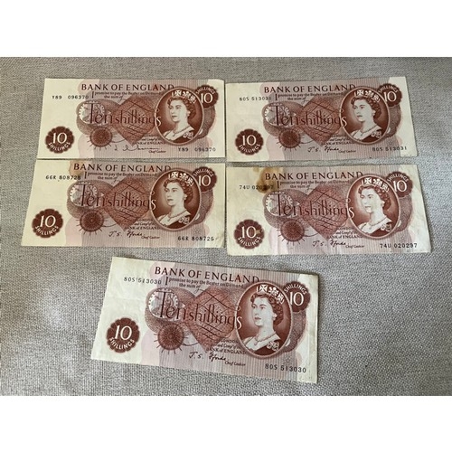 1078 - 5No. 10 silling notes