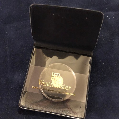 1088 - 2020 Gibraltar 22 carat (916.7) gold 1/4 Sovereign Proof Coin 1.99g in Capsule