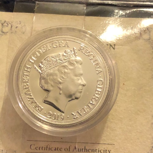 1094 - 2019 UK 'The World's First Silver Sovereign'  Proof Coin 7.98g in Capsule. First strike Limited edit... 