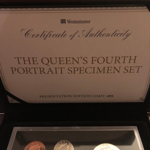 1114 - The Queen‘s fourth portrait specimen set, limited edition of 995