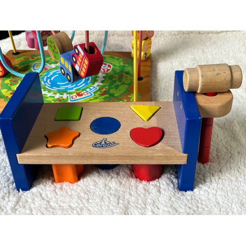 1429 - 2 x clean wooden toys