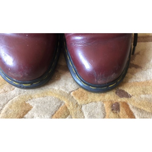 1477 - Pair of brown Dr Martin boots