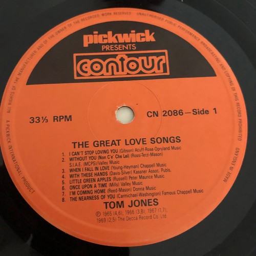 3250 - Tom Jones. The greatest love songs. CN 2086