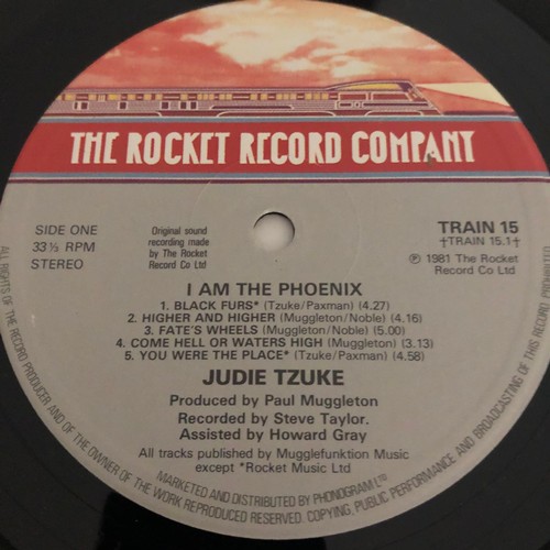 3260 - Judie Tzuke . I am the Phoenix. Rocket records phonogram. TRAIN15