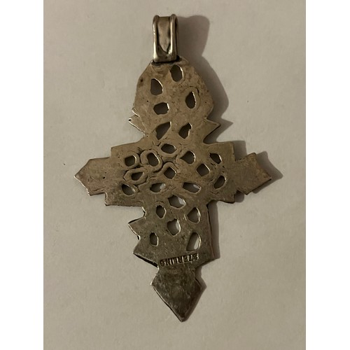 8 - Sterling silver decorative cross 3