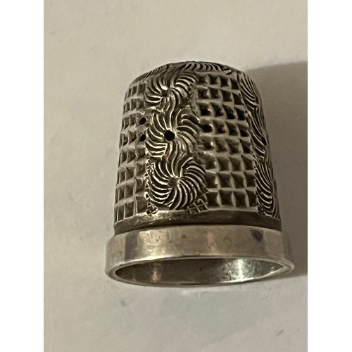 15 - Silver hallmarked thimble