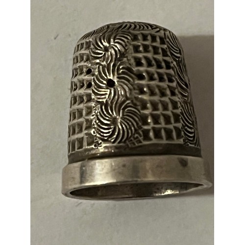 15 - Silver hallmarked thimble