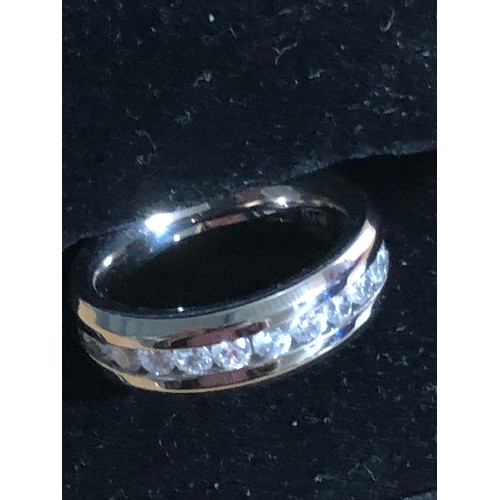 22 - Titanium ring. Size K 1/2