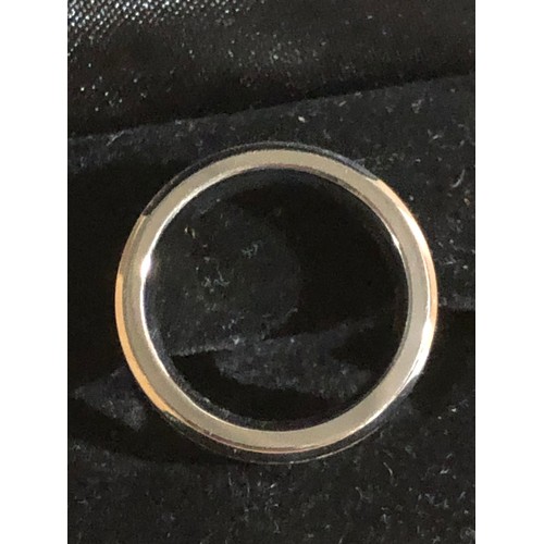 22 - Titanium ring. Size K 1/2