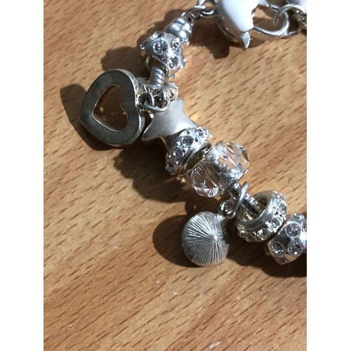 24 - Charm bracelet.