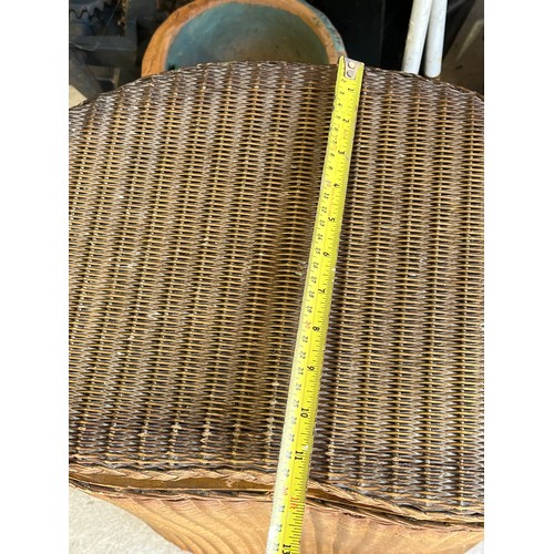 240 - Lloyd loom Laundry basket.