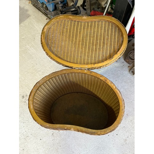 240 - Lloyd loom Laundry basket.