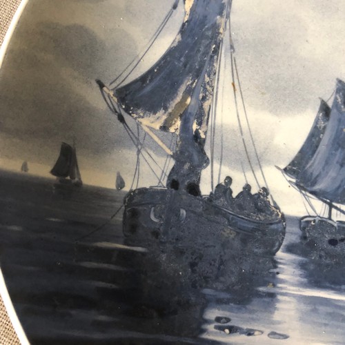 329 - Signed Delft plate