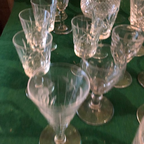 362 - Box of Hock and wine glasses